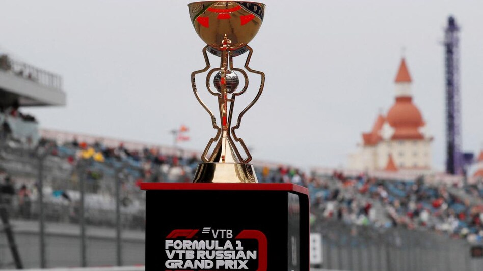 Formula One F1 - Russian Grand Prix - Sochi Autodrom, Sochi, Russia - September 26, 2021 General view as the winners trophy is displayed before the race. (Photo: Reuters) Formula One F1 - Russian Grand Prix - Sochi Autodrom, Sochi, Russia - September 26, 2021 General view as the winners trophy is displayed before the race. (Photo: Reuters)