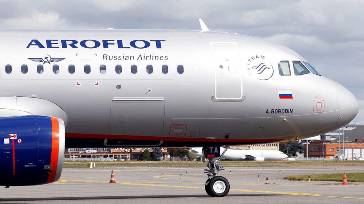 The logo of Russia's flagship airline Aeroflot is seen on an Airbus A320-200 in Colomiers near Toulouse, France, September 26, 2017. (Photo: Reuters) The logo of Russia's flagship airline Aeroflot is seen on an Airbus A320-200 in Colomiers near Toulouse, France, September 26, 2017. (Photo: Reuters)
