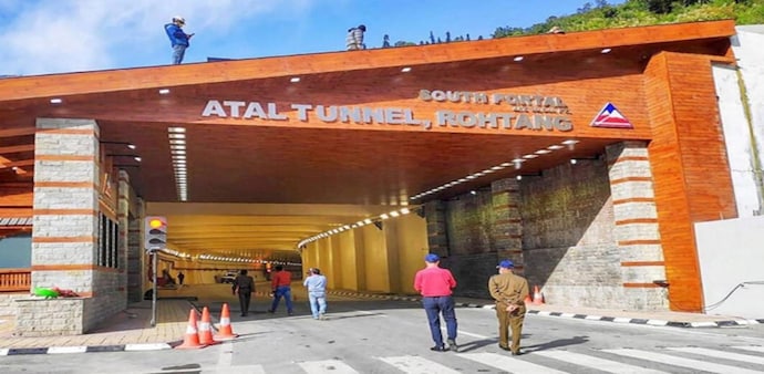 This tunnel has been built in the Pir Panjal range of Himalayas at an altitude of 10,000 feet from the mean sea level. This tunnel has been built in the Pir Panjal range of Himalayas at an altitude of 10,000 feet from the mean sea level.
