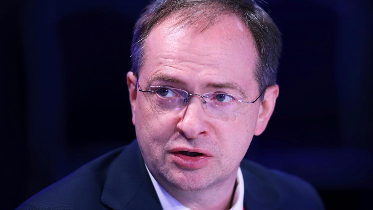 Russia's presidential aide Vladimir Medinsky attends a session of the St. Petersburg International Economic Forum (SPIEF) in Saint Petersburg, Russia. (Photo: Reuters) Russia's presidential aide Vladimir Medinsky attends a session of the St. Petersburg International Economic Forum (SPIEF) in Saint Petersburg, Russia. (Photo: Reuters)