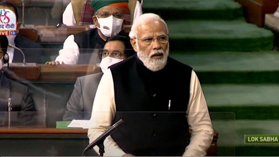 Prime Minister Narendra Modi in Lok Sabha Prime Minister Narendra Modi in Lok Sabha