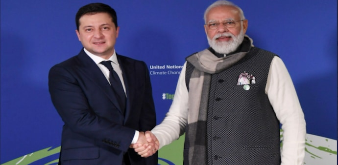 Zelenskyy said that he informed PM Modi about the course of Ukraine repulsing Russian aggression. Zelenskyy said that he informed PM Modi about the course of Ukraine repulsing Russian aggression.