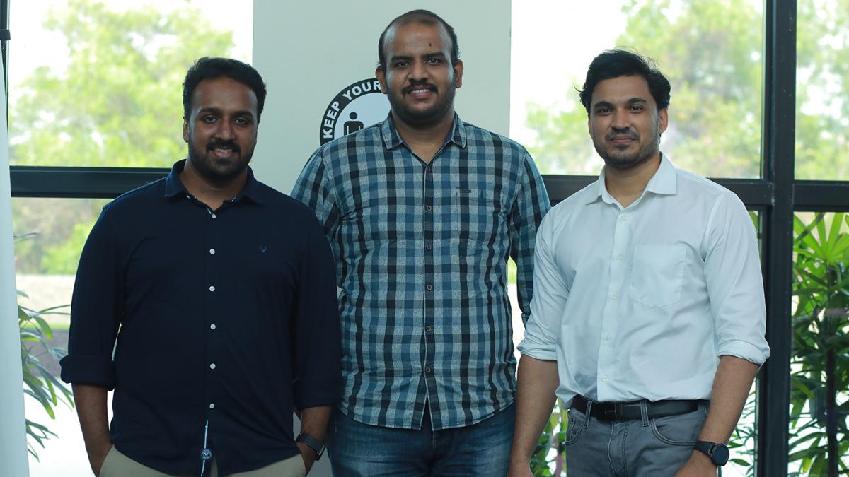 Agrima Infotech's founders Anoop Balakrishnan, Arun Ravi and Nikhil Dharman Agrima Infotech's founders Anoop Balakrishnan, Arun Ravi and Nikhil Dharman