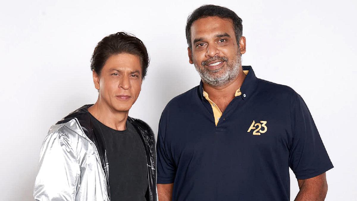 Shah Rukh Khan with Head Digital Works founder and CEO Deepak Gullapalli Shah Rukh Khan with Head Digital Works founder and CEO Deepak Gullapalli