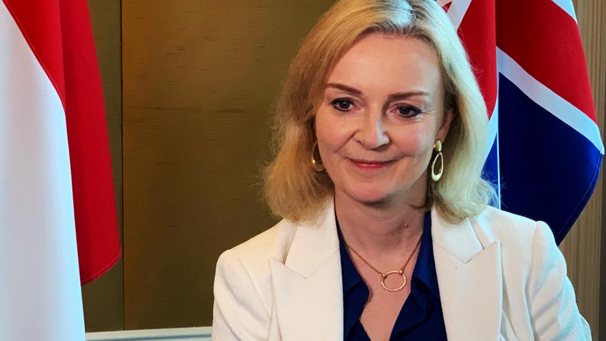 British foreign minister Liz Truss British foreign minister Liz Truss