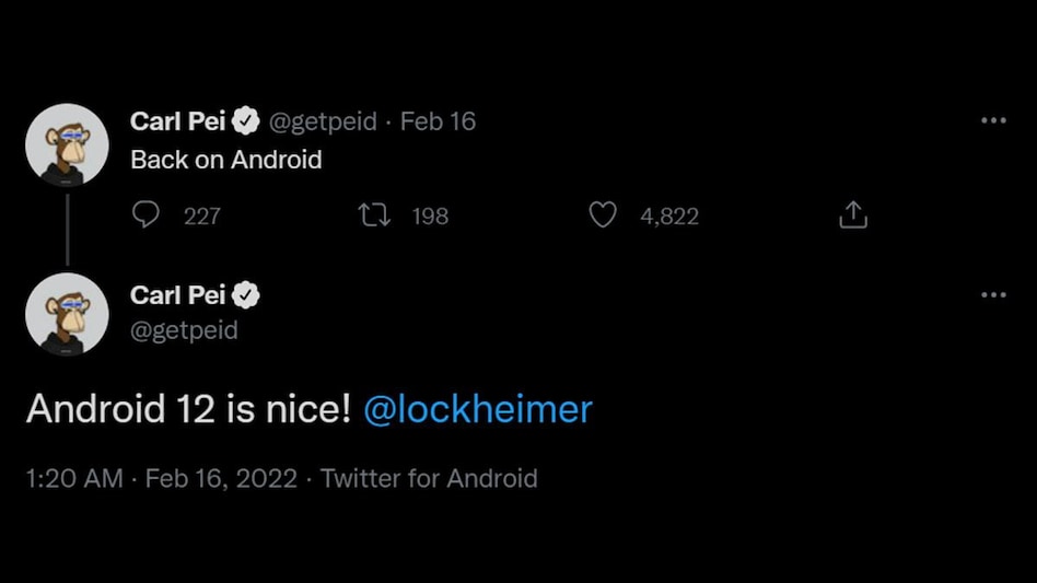 (Photo: Carl Pei on Twitter) (Photo: Carl Pei on Twitter)