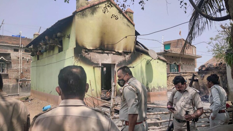 Eight persons, including two children, died in the early hours of Tuesday after their houses were gutted in a fire in Rampurhat in Birbhum district, police said. (Photo: PTI) Eight persons, including two children, died in the early hours of Tuesday after their houses were gutted in a fire in Rampurhat in Birbhum district, police said. (Photo: PTI)