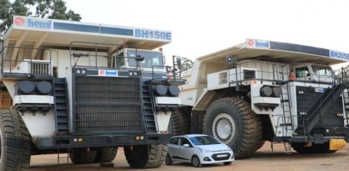 BEML manufactures a variety of heavy equipment, such as that used for earth moving, transport and mining. BEML manufactures a variety of heavy equipment, such as that used for earth moving, transport and mining.