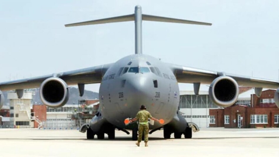 Three C-17 heavy lift transport aircraft of the IAF which had taken off on Friday from the Hindon air base returned on Saturday morning. Three C-17 heavy lift transport aircraft of the IAF which had taken off on Friday from the Hindon air base returned on Saturday morning.