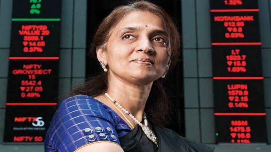 Chitra Ramkrishna was taken for a medical check-up immediately after her arrest. Chitra Ramkrishna was taken for a medical check-up immediately after her arrest.