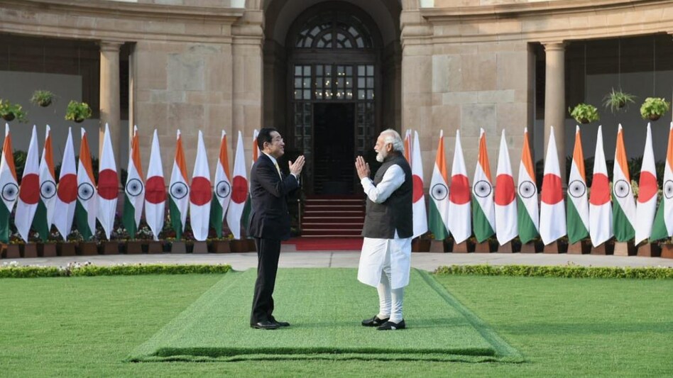 Prime Minister Narendra Modi with Japanese counterpart Fumio Kishida Prime Minister Narendra Modi with Japanese counterpart Fumio Kishida