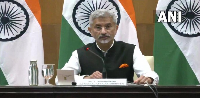 EAM S Jaishankar also added that there was no discussion on Quad meet with Chinese Foreign Minister. (Photo: ANI) EAM S Jaishankar also added that there was no discussion on Quad meet with Chinese Foreign Minister. (Photo: ANI)