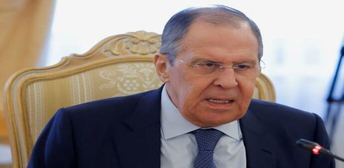 Lavrov mentioned Zelenskyy's strong criticism of the Western military alliance on Friday for refusing to intervene in the conflict by preventing Russian missiles and warplanes using Ukrainian airspace. Lavrov mentioned Zelenskyy's strong criticism of the Western military alliance on Friday for refusing to intervene in the conflict by preventing Russian missiles and warplanes using Ukrainian airspace.