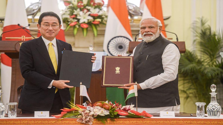 PM Modi said Japan has decided to invest 5 trillion yen or Rs 3.2 lakh crore in India over the next five years. PM Modi said Japan has decided to invest 5 trillion yen or Rs 3.2 lakh crore in India over the next five years.