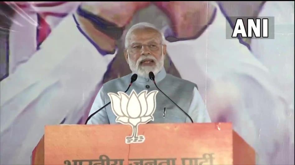 Prime Minister Narendra Modi addressing BJP workers in New Delhi. (Photo: ANI) Prime Minister Narendra Modi addressing BJP workers in New Delhi. (Photo: ANI)