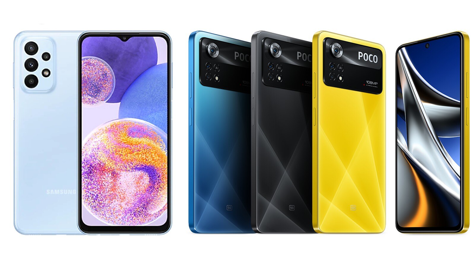 Samsung Galaxy A23 vs Poco X4 Pro 5G: Which one offers better features?