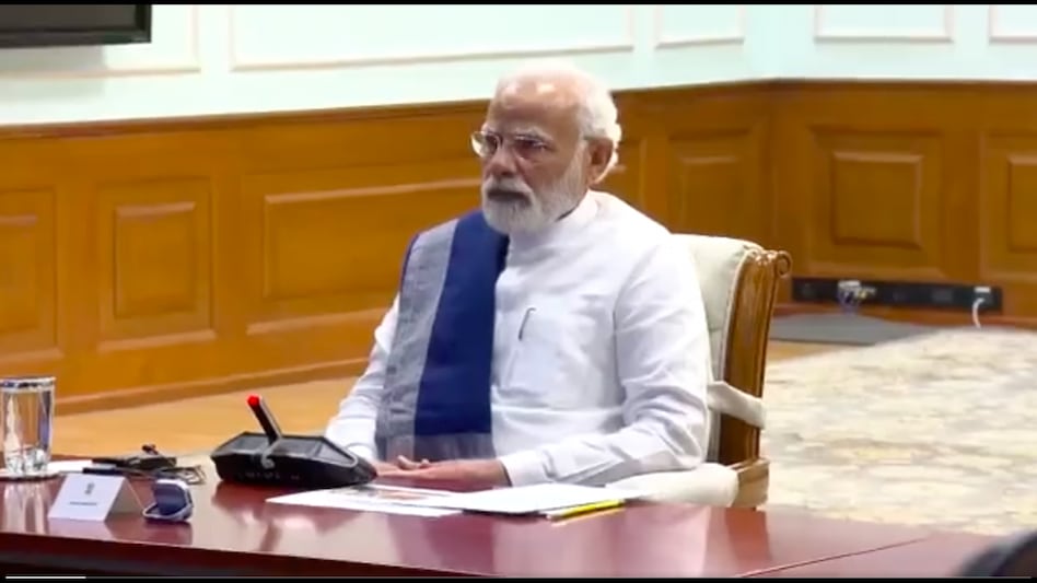 PM Modi chairs another high-level meeting on Ukraine crisis. (Photo: ANI video screengrab) PM Modi chairs another high-level meeting on Ukraine crisis. (Photo: ANI video screengrab)