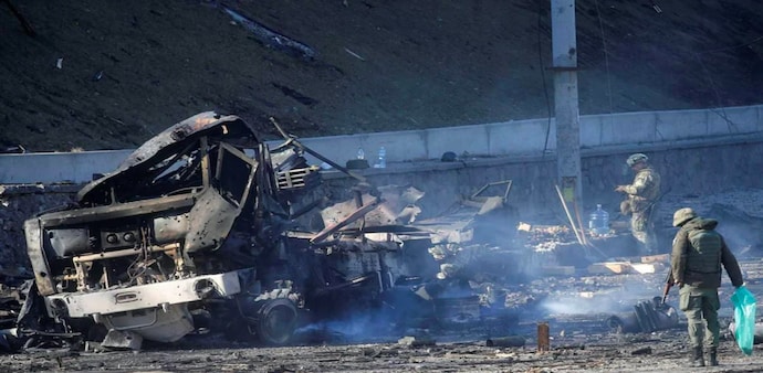 Meanwhile, the Russia-Ukraine conflict has entered its seventh day. (Photo: Reuters) Meanwhile, the Russia-Ukraine conflict has entered its seventh day. (Photo: Reuters)