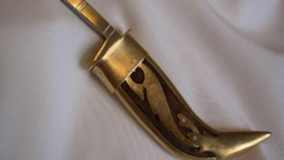Kirpan is among the five articles of faith in the Sikh religion. Kirpan is among the five articles of faith in the Sikh religion.
