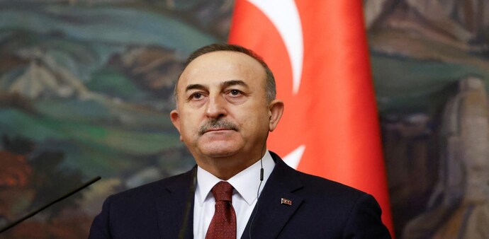 Turkish Foreign Minister Mevlut Cavusoglu attends a news conference after talks with his Russian counterpart Sergei Lavrov in Moscow, Russia March 16, 2022 (Photo: Reuters) Turkish Foreign Minister Mevlut Cavusoglu attends a news conference after talks with his Russian counterpart Sergei Lavrov in Moscow, Russia March 16, 2022 (Photo: Reuters)