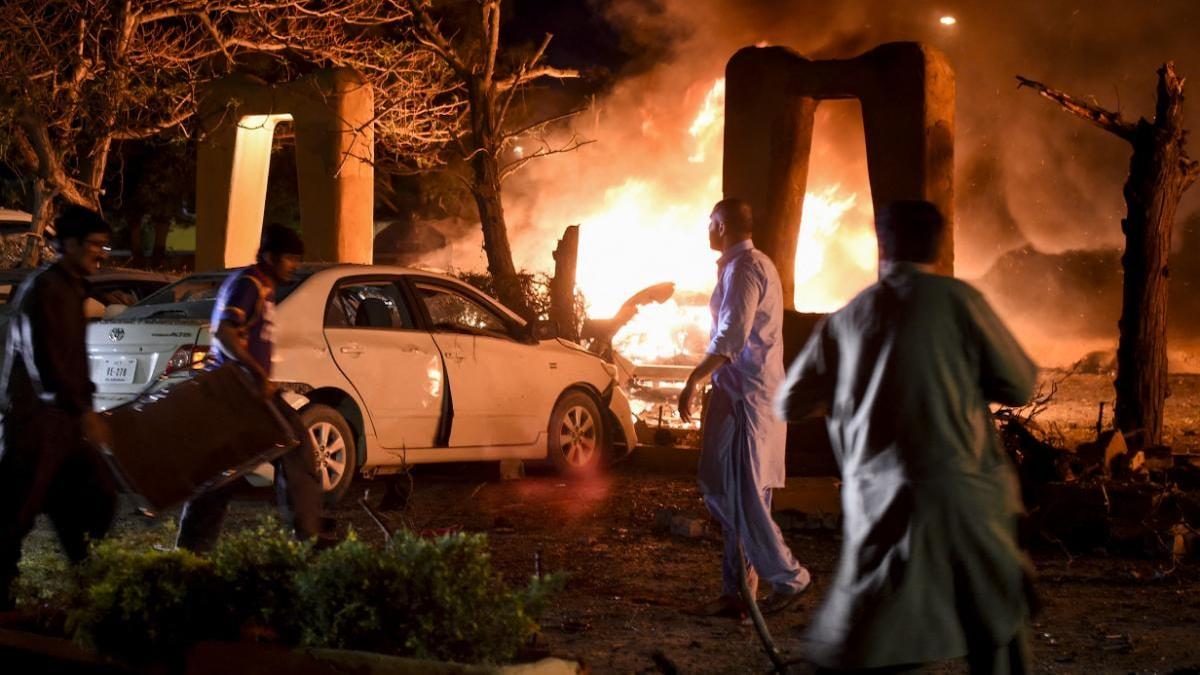 Pakistan: Three foreigners, one local killed in passenger van bomb blast