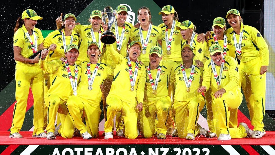 Australia bossed their way to a record-extending seventh Women's World Cup title with a crushing 71-run win over traditional rivals England. (Photo: ICC Twitter handle) Australia bossed their way to a record-extending seventh Women's World Cup title with a crushing 71-run win over traditional rivals England. (Photo: ICC Twitter handle)