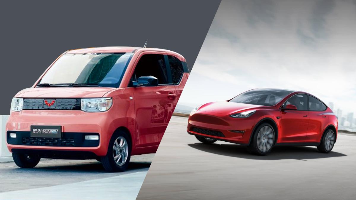 Elon Musk's EV-only company is wrestling against the Chinese automakers — SAIC-GM-Wuling Automobile (SGMW) and BYD Auto Co. Elon Musk's EV-only company is wrestling against the Chinese automakers — SAIC-GM-Wuling Automobile (SGMW) and BYD Auto Co.