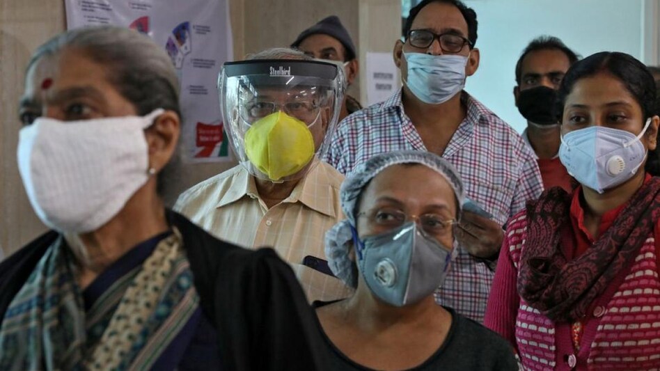 Gurugram's COVID-19 positivity rate has jumped from 5.97 per cent on April 18 to 10.25 per cent on April 25. Gurugram's COVID-19 positivity rate has jumped from 5.97 per cent on April 18 to 10.25 per cent on April 25.