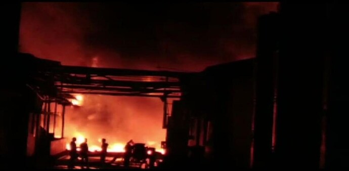Six people killed, dozen injured in fire at Andhra chemical plant Six people killed, dozen injured in fire at Andhra chemical plant