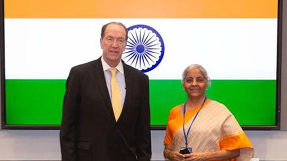 During the meeting, FM Sitharaman stated that that India remains concerned about the risks to global recovery due to rising uncertainty amidst enhanced geopolitical tensions. During the meeting, FM Sitharaman stated that that India remains concerned about the risks to global recovery due to rising uncertainty amidst enhanced geopolitical tensions.