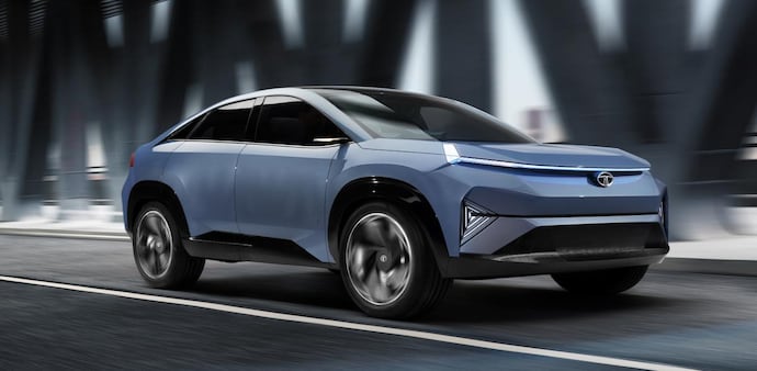 Tata Motors' concept Curvv is inspired by a digital-first design theme and will get several first in segment features like a new steering wheel with an illuminated logo in the centre. Tata Motors' concept Curvv is inspired by a digital-first design theme and will get several first in segment features like a new steering wheel with an illuminated logo in the centre.