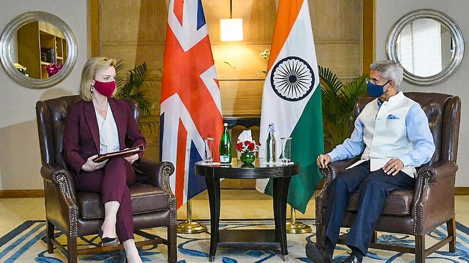 External Affairs Minister S Jaishankar and UK counterpart Liz Truss External Affairs Minister S Jaishankar and UK counterpart Liz Truss