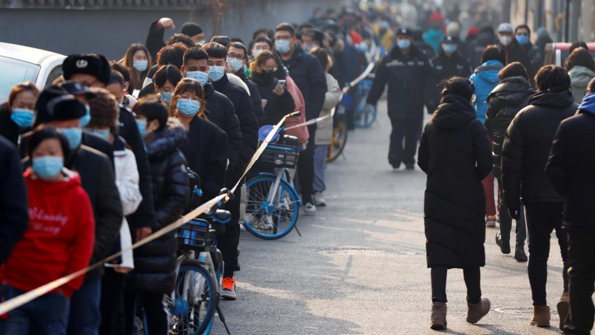 China reports 24,268 news COVID-19 cases on April 14 vs 3,020 a day earlier (Photo: Reuters) China reports 24,268 news COVID-19 cases on April 14 vs 3,020 a day earlier (Photo: Reuters)