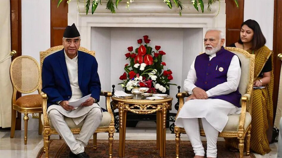 Prime Minister Narendra Modi and his Nepalese counterpart Sher Bahadur Deuba (Photo: Twitter) Prime Minister Narendra Modi and his Nepalese counterpart Sher Bahadur Deuba (Photo: Twitter)