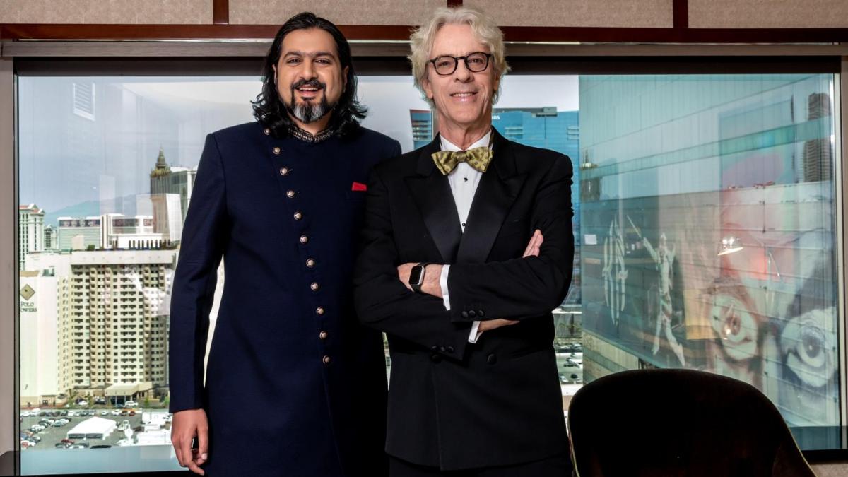 The US-born musician shared the award with Stewart Copeland, the drummer of the iconic British rock band ‘The Police’, who collaborated with Kej on the album. (Photo: Twitter) The US-born musician shared the award with Stewart Copeland, the drummer of the iconic British rock band ‘The Police’, who collaborated with Kej on the album. (Photo: Twitter)