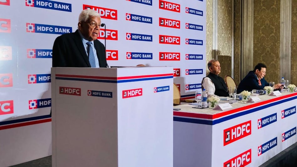 Deepak Parekh, chairman of HDFC Ltd, in a press conference held post-announcement. (Photo: India Today Group) Deepak Parekh, chairman of HDFC Ltd, in a press conference held post-announcement. (Photo: India Today Group)