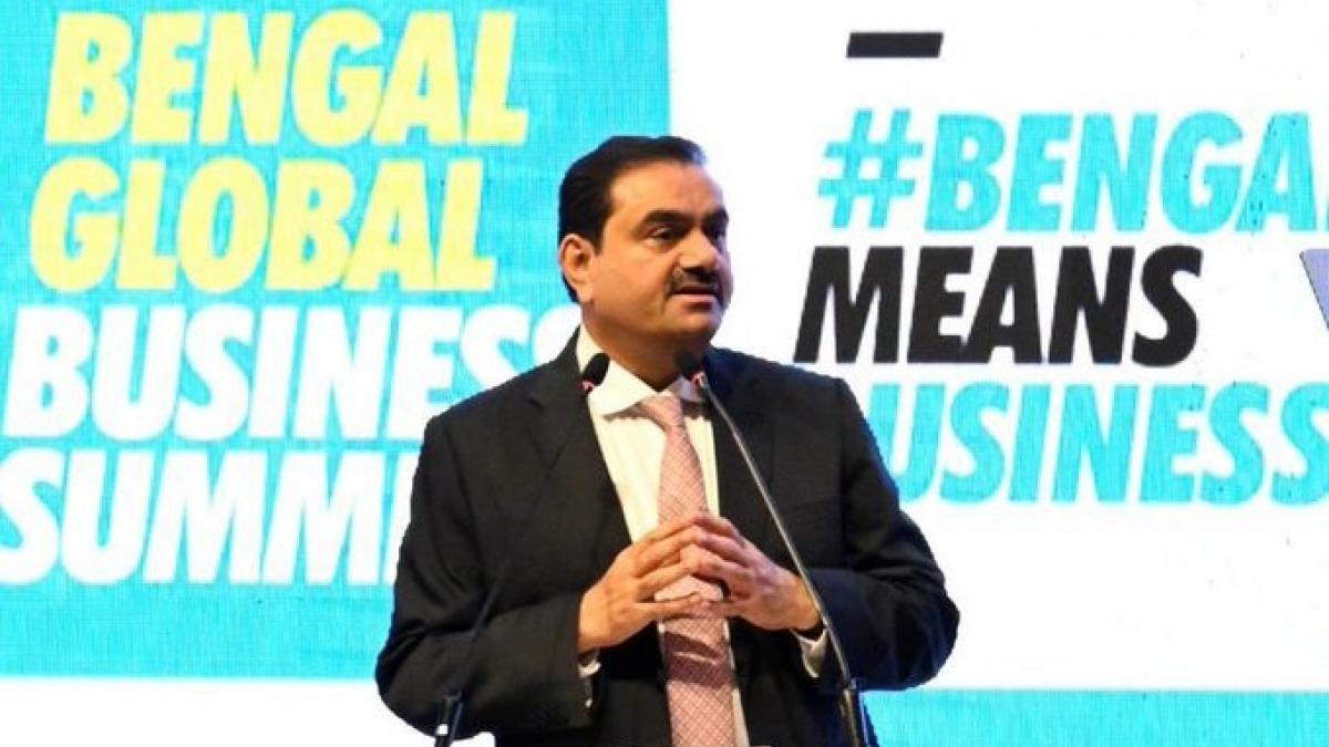 Adani group chief Gautam Adani at Bengal Global Business Summit 2022 (BGBS). Adani group chief Gautam Adani at Bengal Global Business Summit 2022 (BGBS).