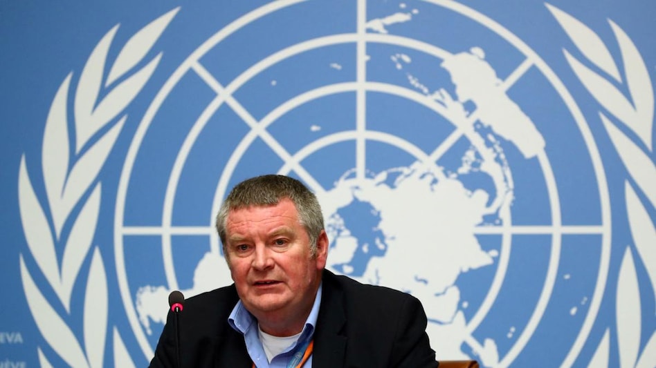 Mike Ryan, Executive Director of the WHO, attends a news conference at the United Nations in Geneva. Mike Ryan, Executive Director of the WHO, attends a news conference at the United Nations in Geneva.