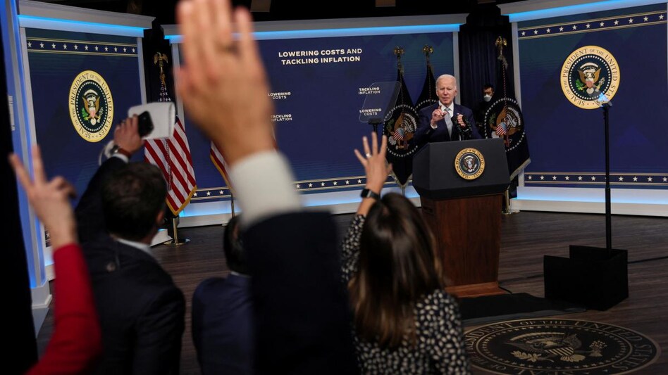 U.S. President Biden discusses administration plans to fight inflation and lower costs during speech at the White House. (Photo: Reuters) U.S. President Biden discusses administration plans to fight inflation and lower costs during speech at the White House. (Photo: Reuters)