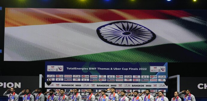 Indian men's team defeated Indonesia with a dominant 3-0 win in the final. Indian men's team defeated Indonesia with a dominant 3-0 win in the final.