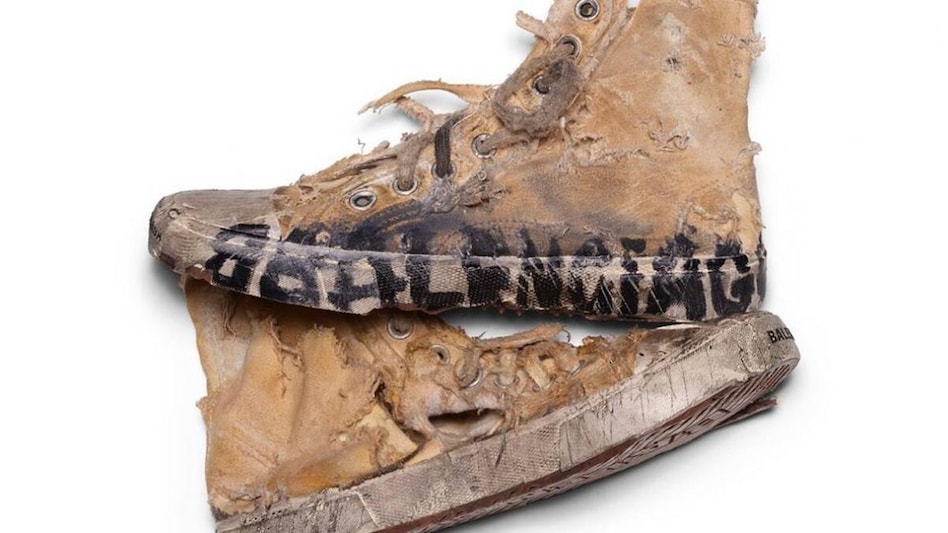 Balenciaga's 'Fully-Destroyed' sneakers draw criticism; check out why (Photo: Balenciaga) Balenciaga's 'Fully-Destroyed' sneakers draw criticism; check out why (Photo: Balenciaga)