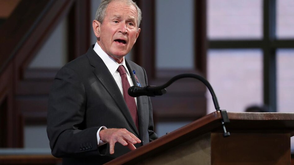 Bush's remarks quickly went viral on social media, gathering over three million views on Twitter alone after the clip was tweeted by a Dallas News reporter. Bush's remarks quickly went viral on social media, gathering over three million views on Twitter alone after the clip was tweeted by a Dallas News reporter.