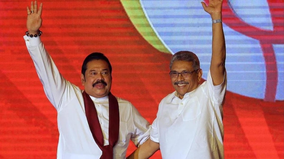 Sri Lanka Prime Minister Mahinda Rajapaksa and his younger brother and President Gotabaya Rajapaksa Sri Lanka Prime Minister Mahinda Rajapaksa and his younger brother and President Gotabaya Rajapaksa