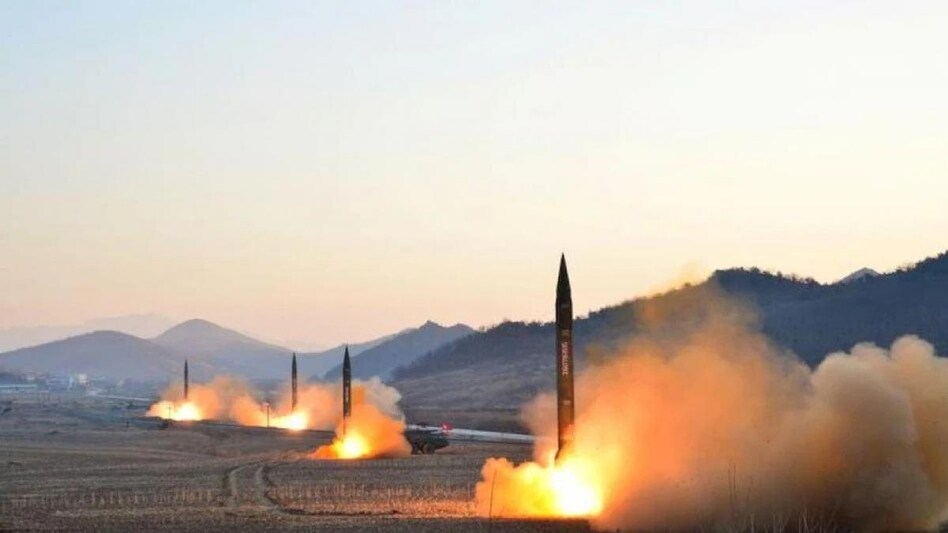 North Korea's launch of three missiles on Wednesday appears to have involved an intercontinental ballistic missile (ICBM) North Korea's launch of three missiles on Wednesday appears to have involved an intercontinental ballistic missile (ICBM)