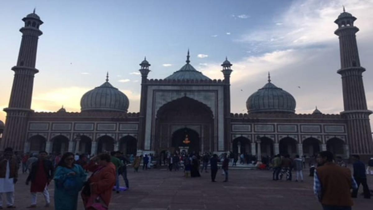 Delhi’s Jama Masjid dome damaged in evening storm