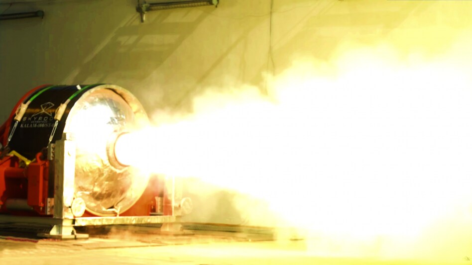 The test site was provided by Solar Industries India, an investor in Skyroot. The test site was provided by Solar Industries India, an investor in Skyroot.