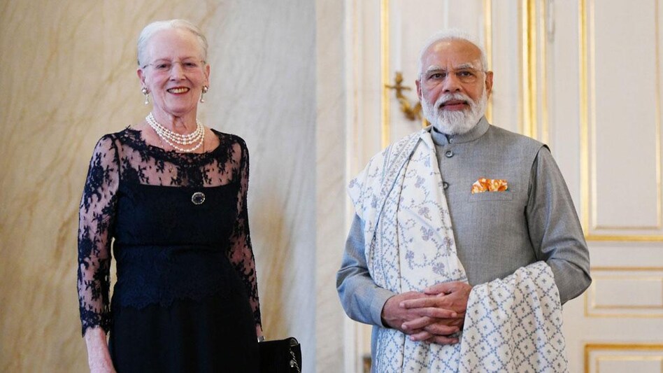 PM Modi meets Queen Margrethe II of Denmark PM Modi meets Queen Margrethe II of Denmark