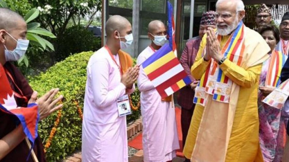 Prime Minister Modi and his Nepalese counterpart Deuba will also hold a bilateral meeting in Lumbini. Prime Minister Modi and his Nepalese counterpart Deuba will also hold a bilateral meeting in Lumbini.