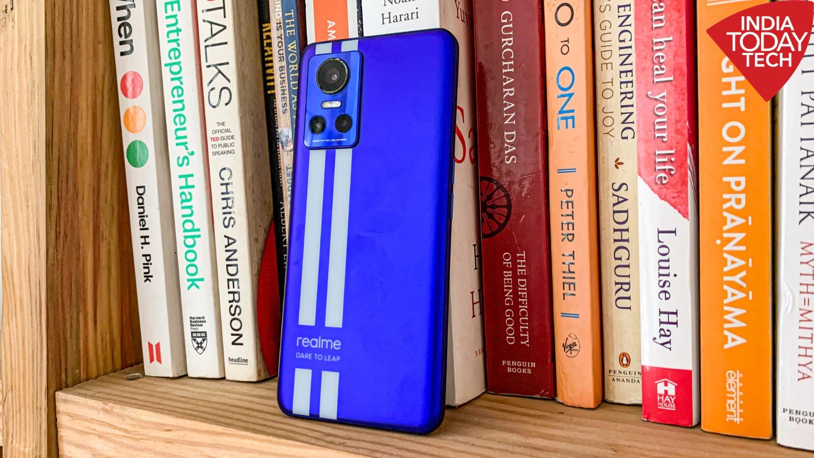 Realme GT Neo 3 in Nitro Blue colour.