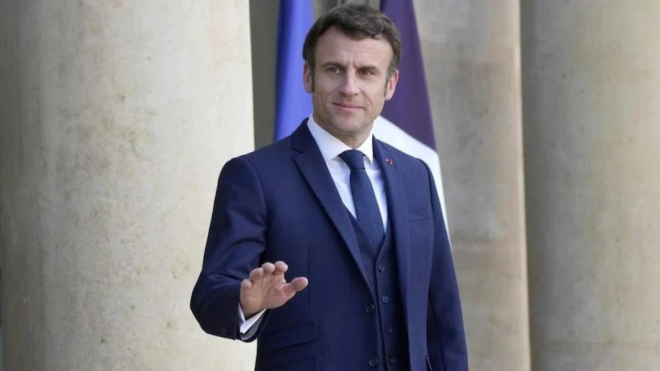 Macron will be given the necklace of Grand Master of the Legion of Honor, France's highest distinction, before making a speech. Macron will be given the necklace of Grand Master of the Legion of Honor, France's highest distinction, before making a speech.
